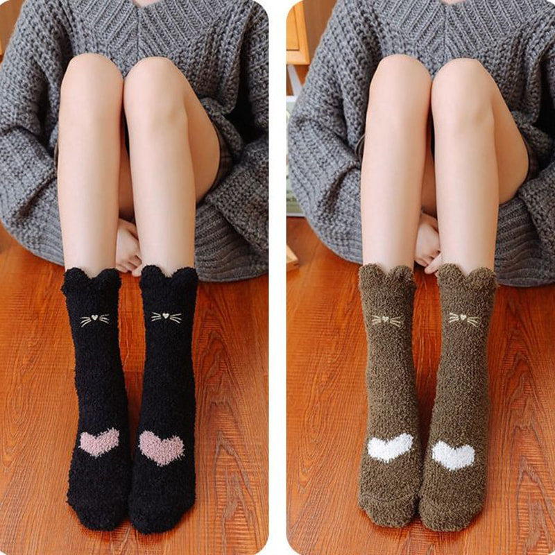 산호 양털 양말, 어린이 모피 중기 양말, 가을 및 겨울 고양이 발톱, 귀엽고, 안티 슬립, 따뜻한 수면, 바닥 수면 양말 산호 양털 양말, 어린이 모피 중기 양말, 가을 및 겨울 고양이 발톱, 귀엽고, 안티 슬립, 따뜻한 수면, 바닥 수면 양말