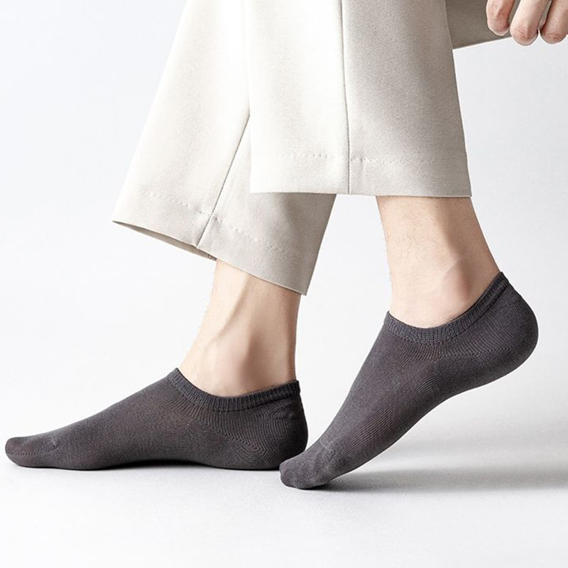 남성의 일반 평범한 색상 얕은 양말 남성의 일반 평범한 색상 얕은 양말