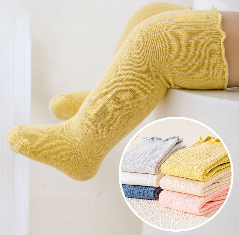 봄 아기 긴 튜브 양말 봄과 가을 무릎 양말 검은 곰팡이 레이스 신생아 아기 양말 봄 아기 긴 튜브 양말 봄과 가을 무릎 양말 검은 곰팡이 레이스 신생아 아기 양말