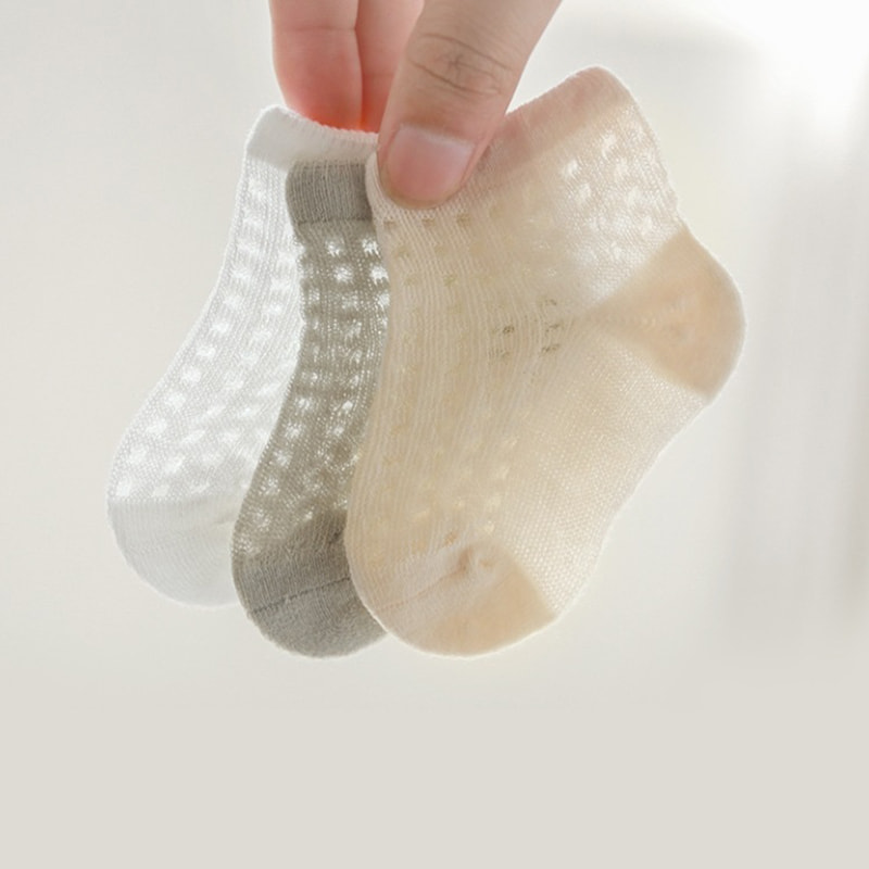 베이비 양말 여름 뉴 울트라 얇은 메쉬 통기성 얼음 실크 뼈가없는 탄성 입 짧은 양말 신생아 베이비 스타킹 베이비 양말 여름 뉴 울트라 얇은 메쉬 통기성 얼음 실크 뼈가없는 탄성 입 짧은 양말 신생아 베이비 스타킹