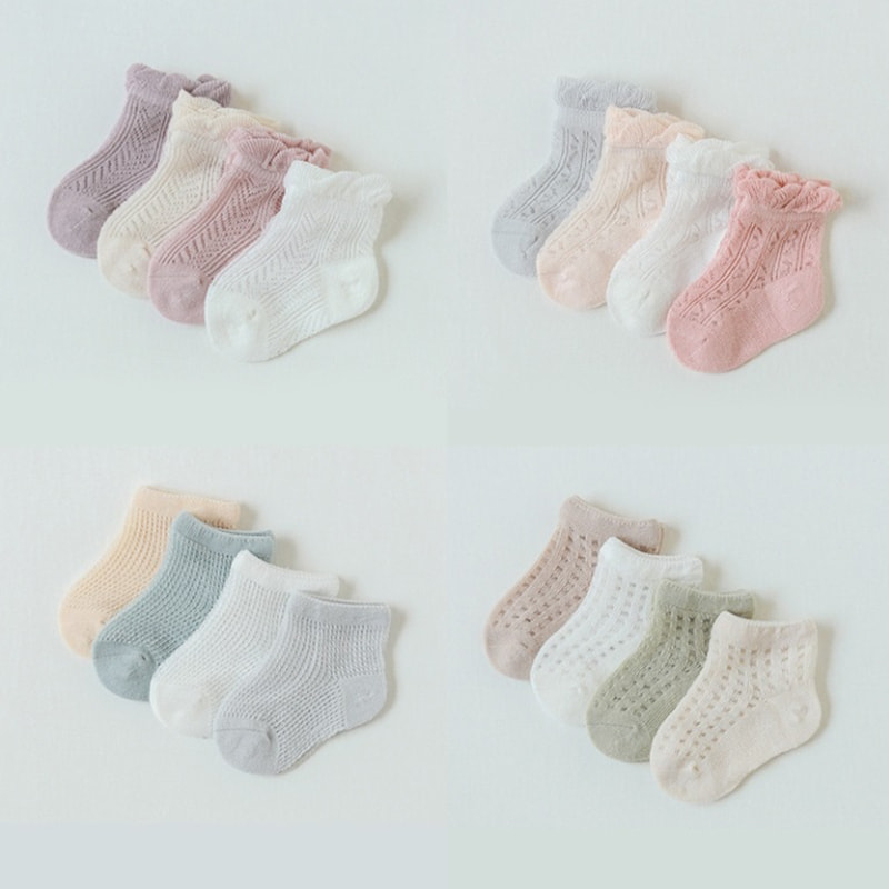 베이비 양말 여름 뉴 울트라 얇은 메쉬 통기성 얼음 실크 뼈가없는 탄성 입 짧은 양말 신생아 베이비 스타킹 베이비 양말 여름 뉴 울트라 얇은 메쉬 통기성 얼음 실크 뼈가없는 탄성 입 짧은 양말 신생아 베이비 스타킹