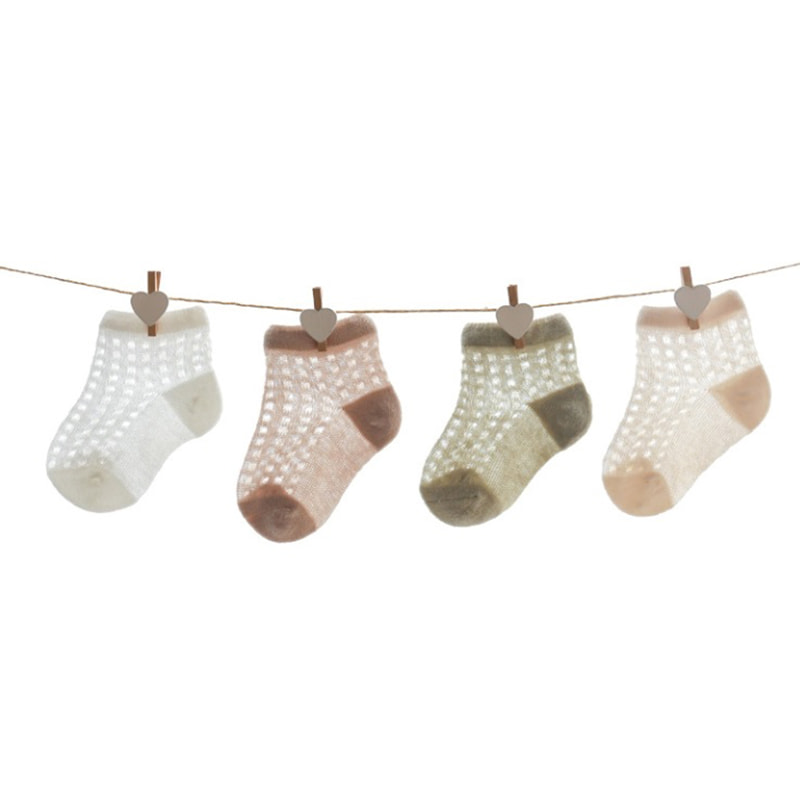 베이비 양말 여름 뉴 울트라 얇은 메쉬 통기성 얼음 실크 뼈가없는 탄성 입 짧은 양말 신생아 베이비 스타킹 베이비 양말 여름 뉴 울트라 얇은 메쉬 통기성 얼음 실크 뼈가없는 탄성 입 짧은 양말 신생아 베이비 스타킹